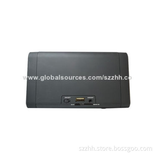 Portable Induction Speaker, Supports iPod/iPhone 5/FM Radio/U-disk/TF-card for 16GB at Most